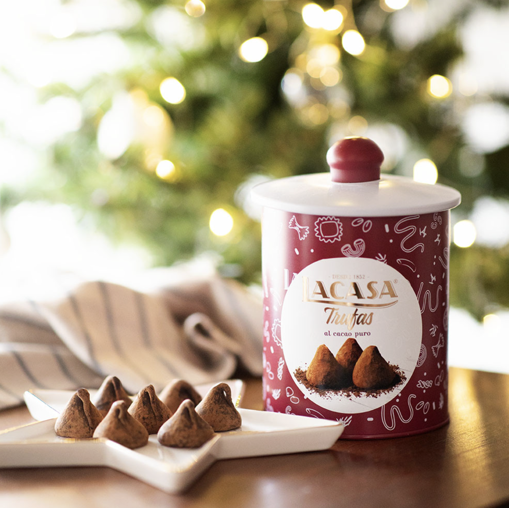 Lata Trufas Al Cacao Puro